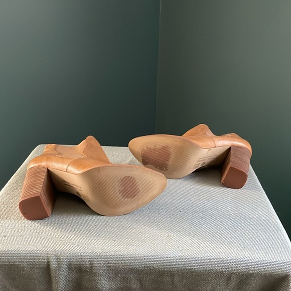 Tan Leather Ankle Boots - Picture 8 of 10